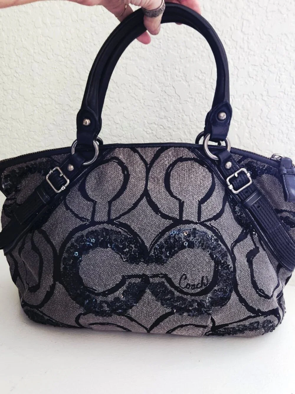 Euc Coach Madison Sophia 2 Way Shoulder Bag Satchel Purse
